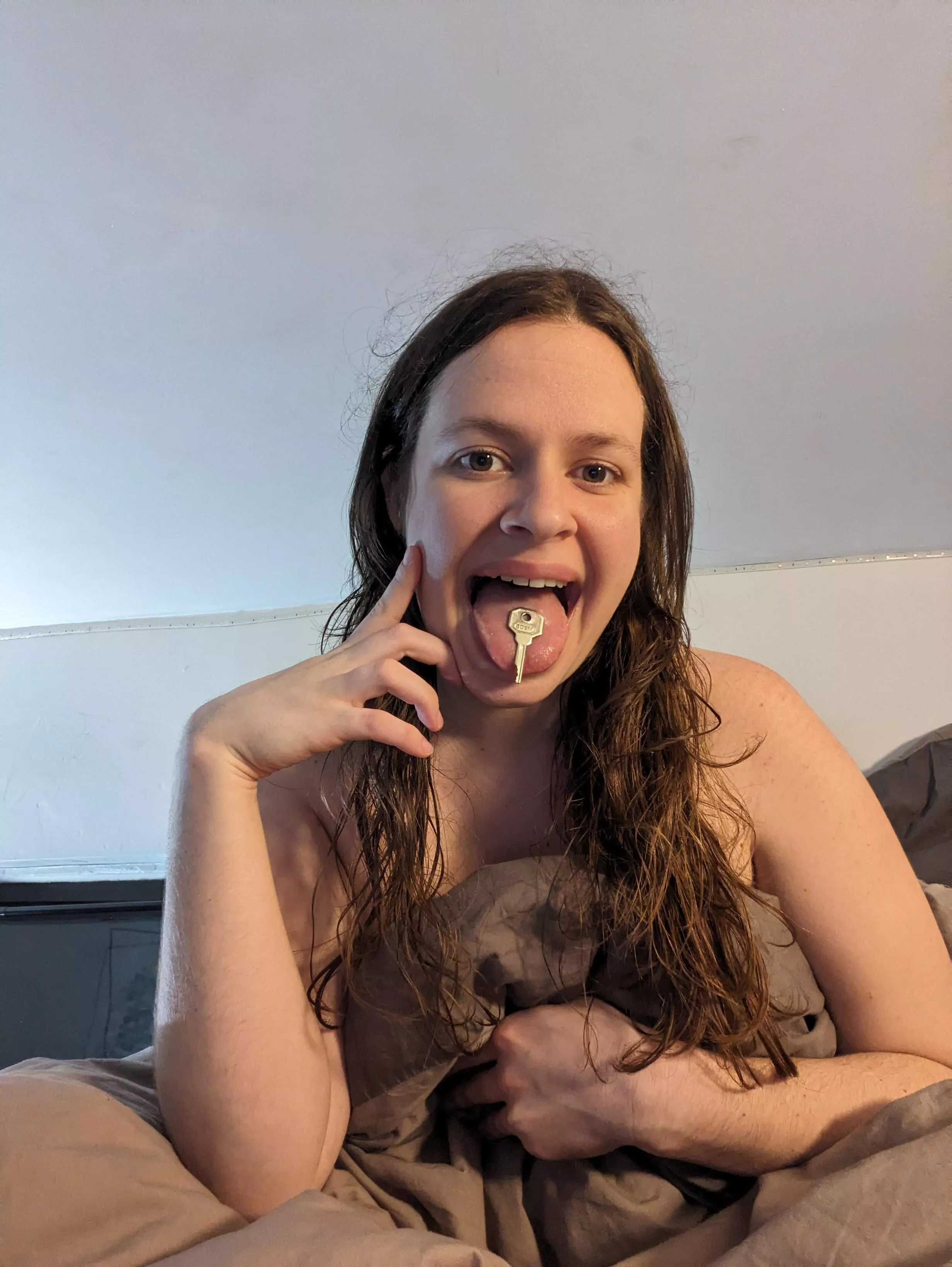 Just a reminder that your pleasure and release could belong to Me. I'd keep you locked up for as long as I pleased.