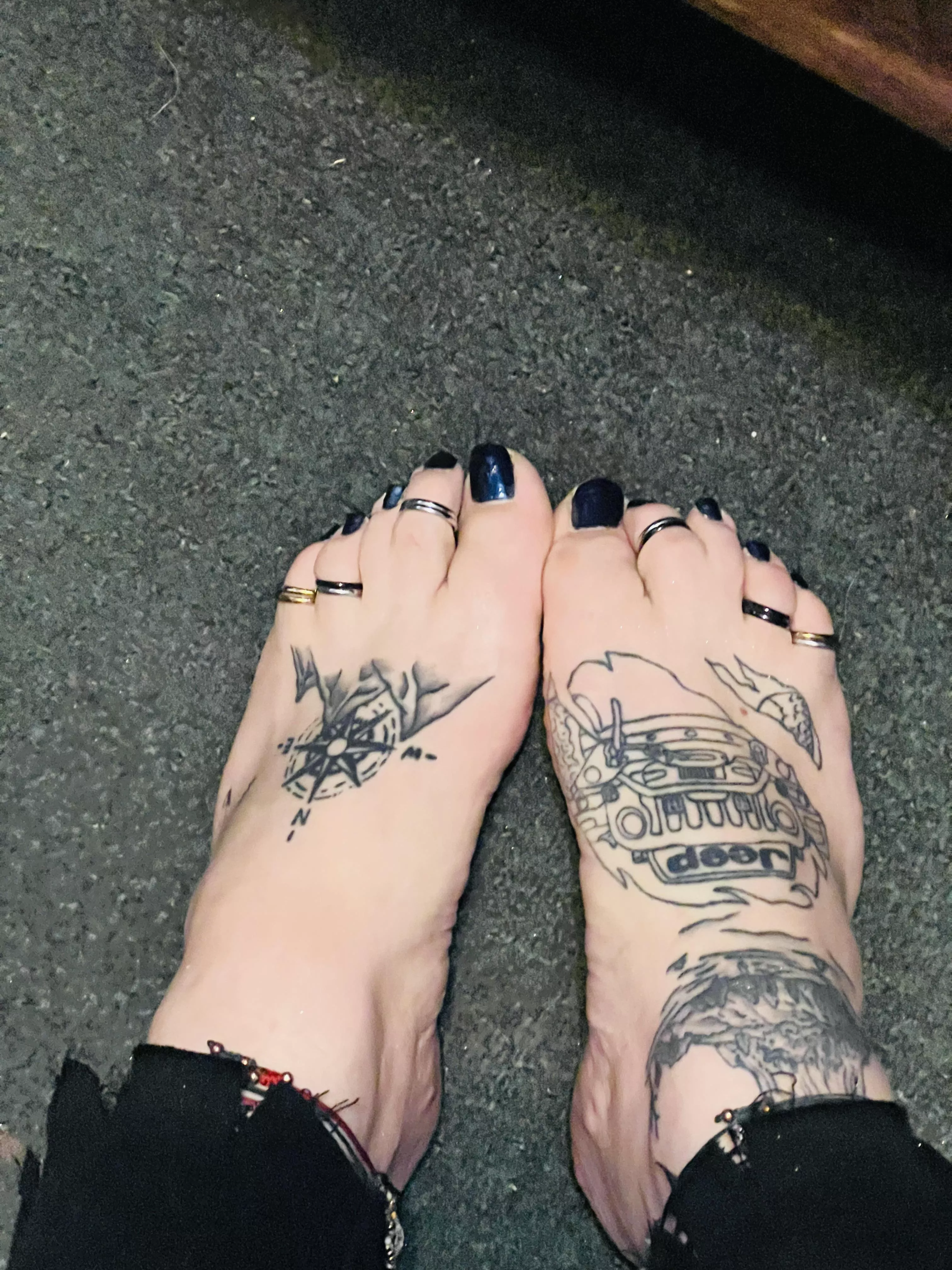 Love my black nail polish