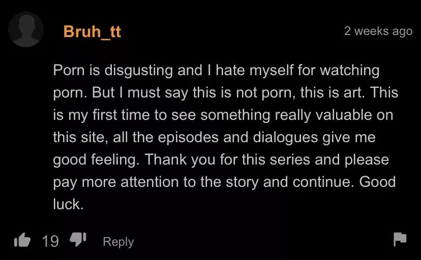 My guy had some crazy post nut clarity