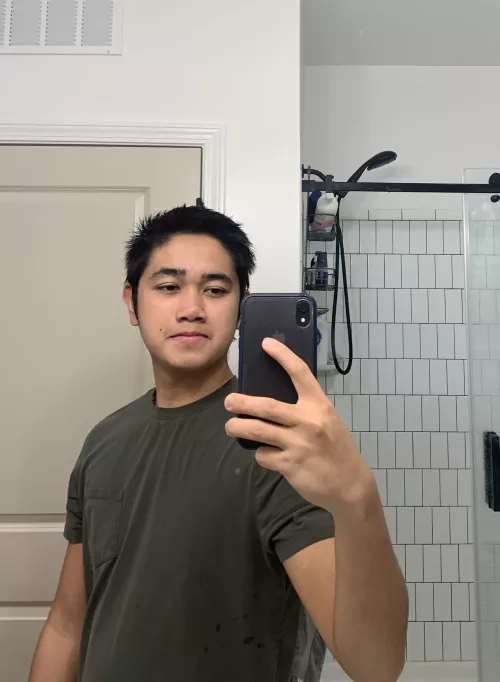 Post shower selfie! Hello