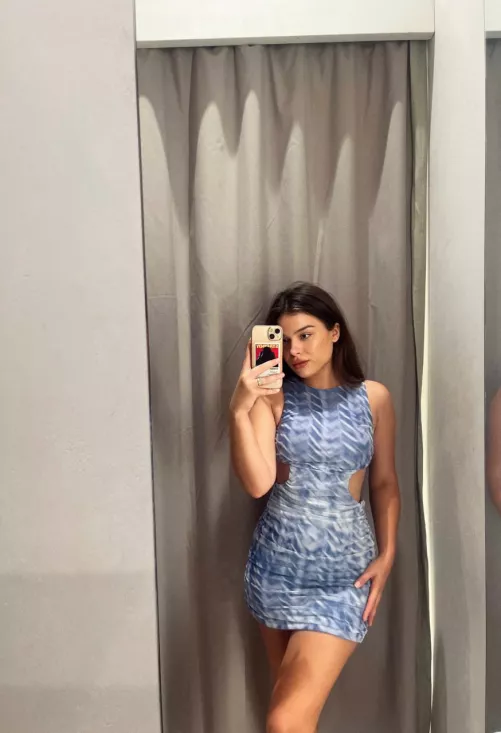 Selfie in the fitting room