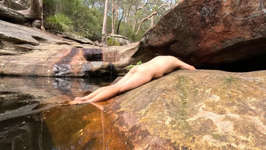 Sometimes you just have to lay on a rock.