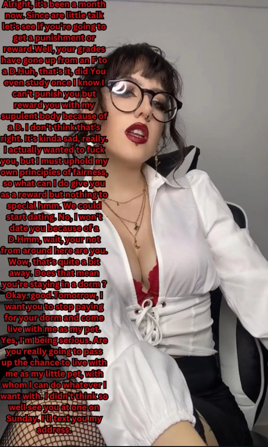 Your femdom school teacher PT 2