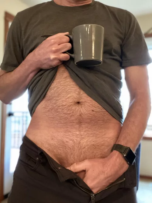 Warm coffee and warm hands are welcome