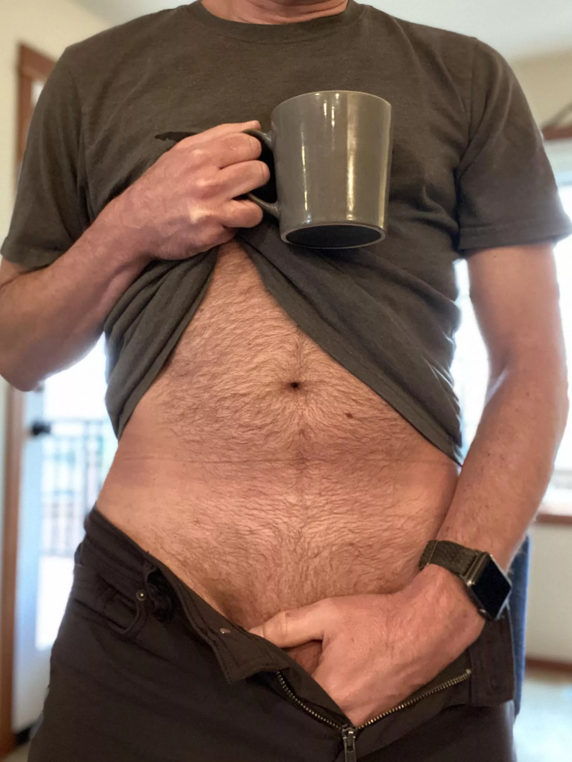 Warm coffee and warm hands are welcome