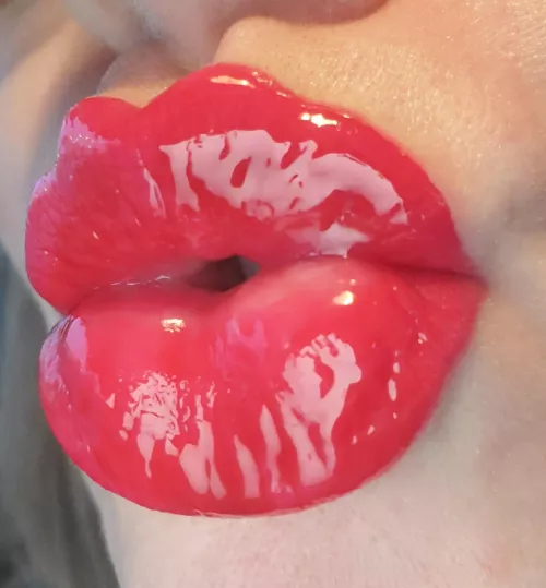 You'll see your reflection as you lean in for your kiss