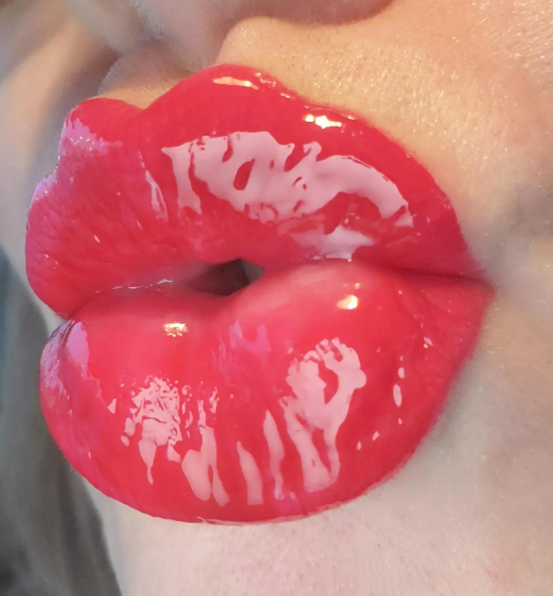 You'll see your reflection as you lean in for your kiss