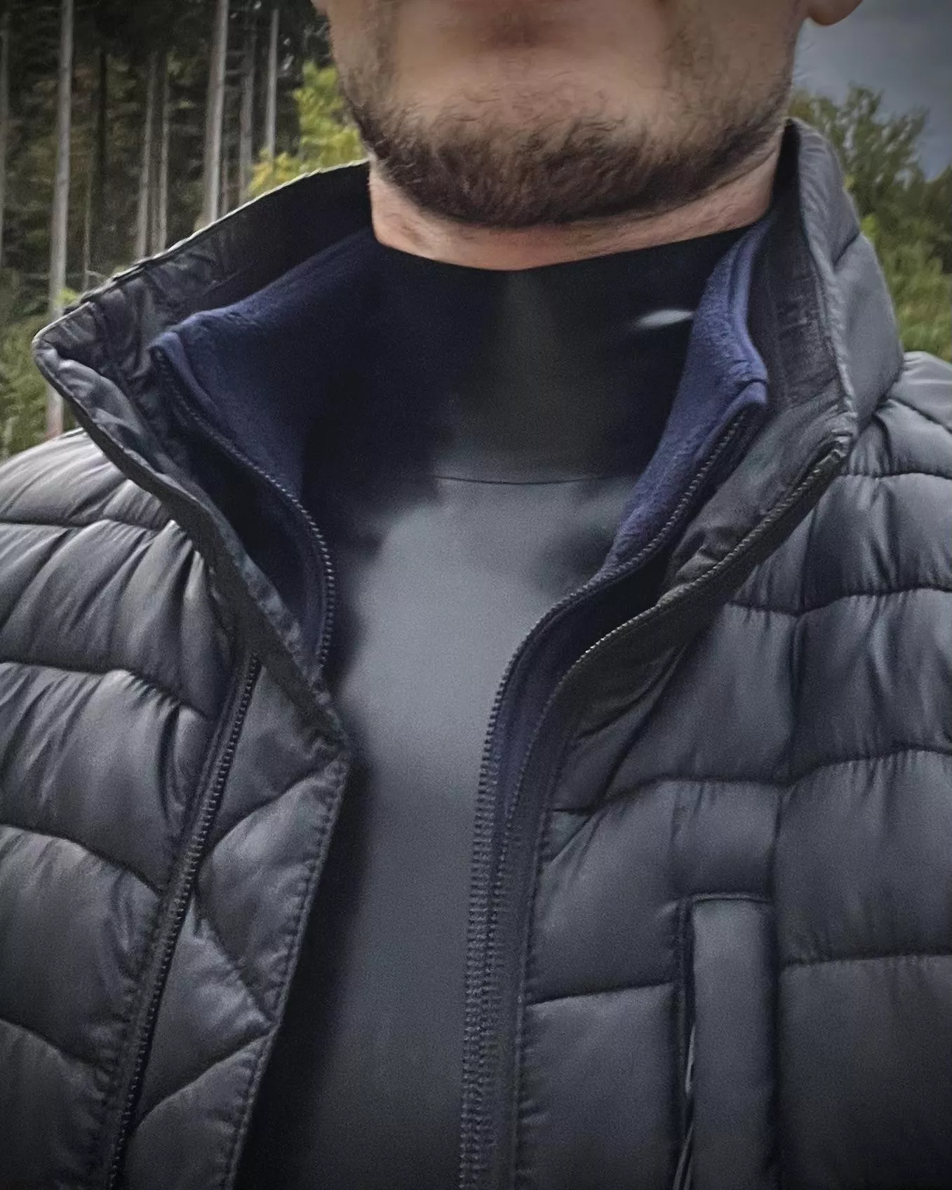 Always have latex underneath when going for a stroll in the woods