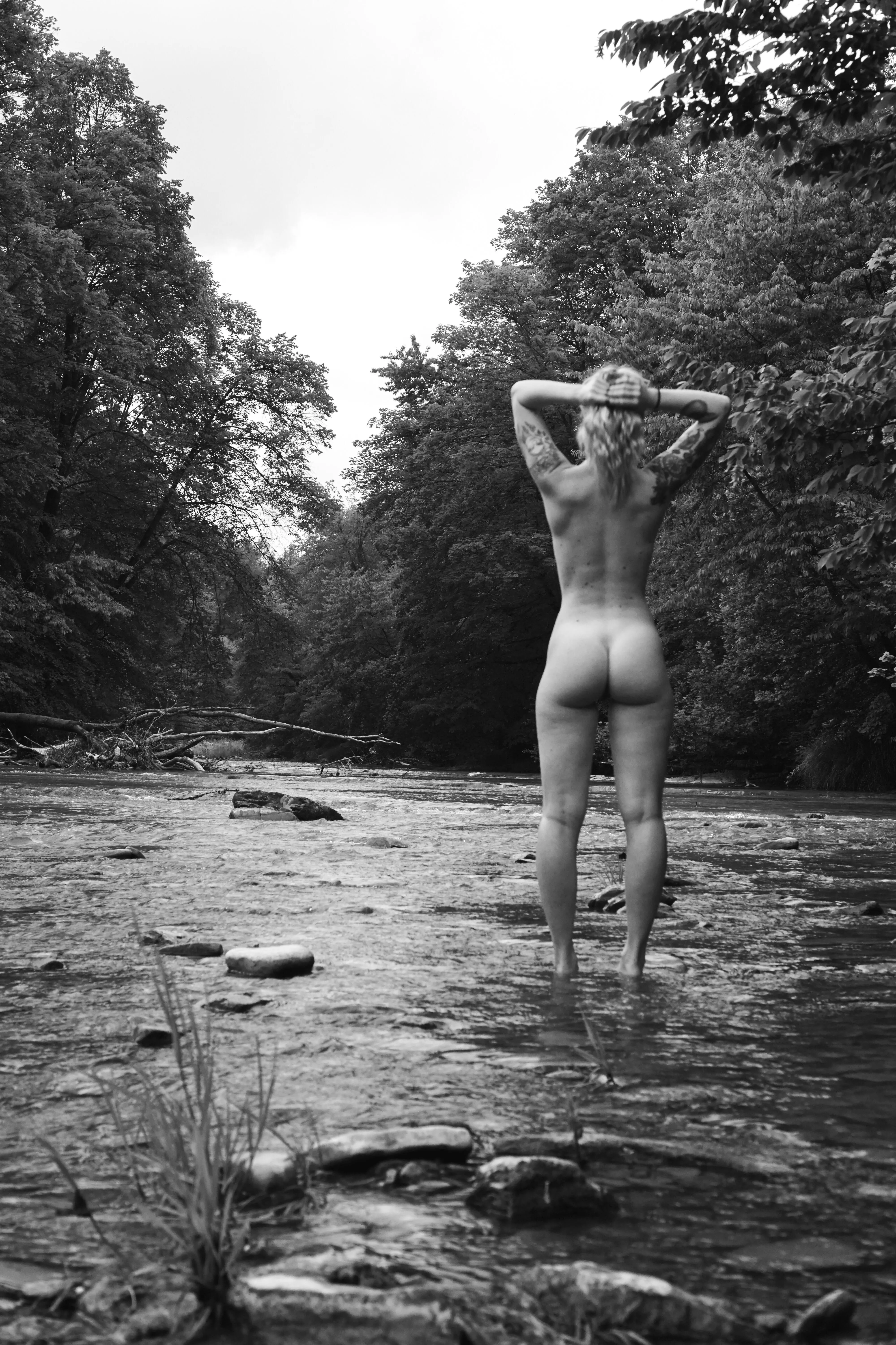 Being naked in nature is where I feel my best