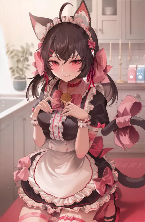 Cute maid kitty (zerocat)