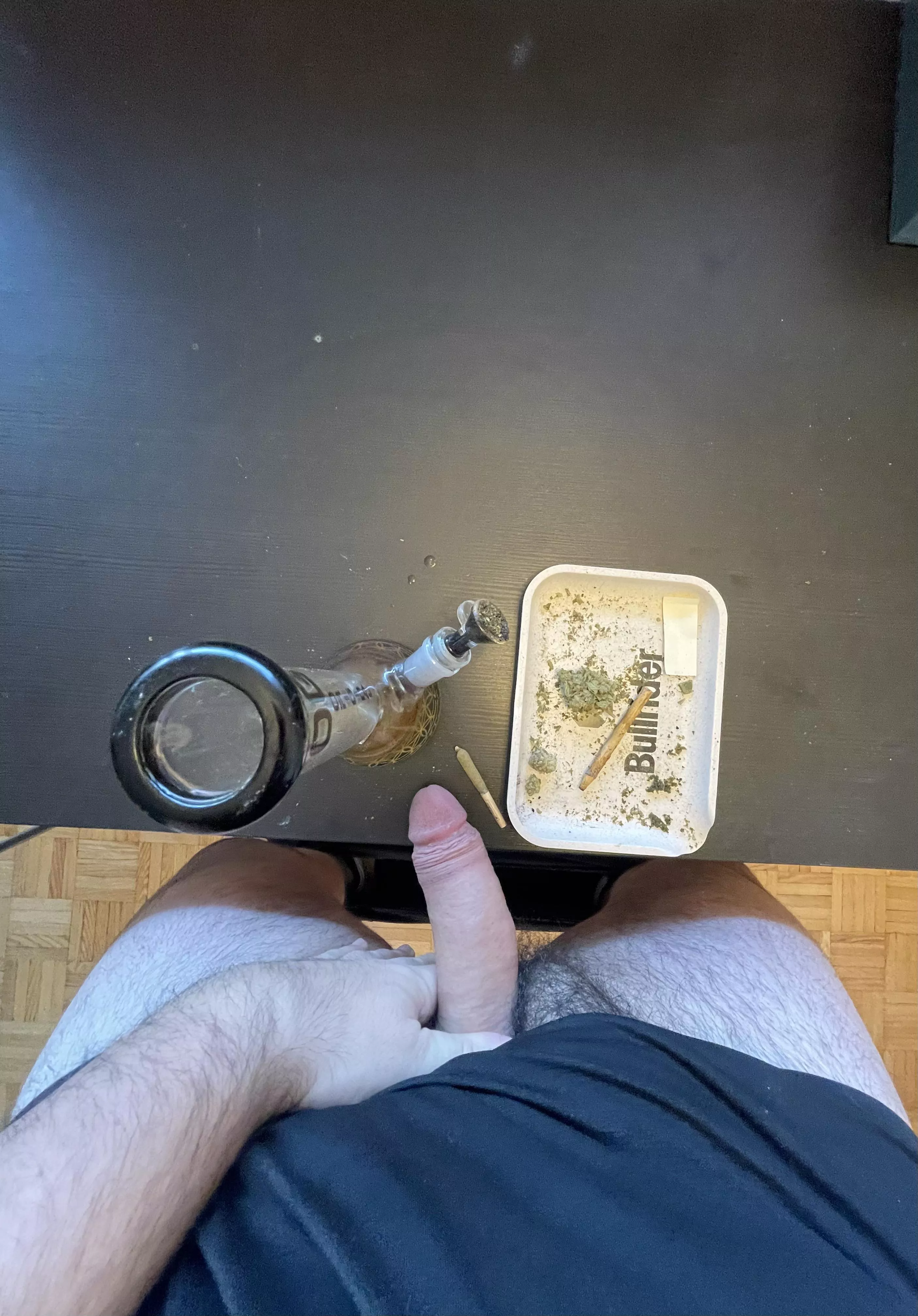 High and horny on (m)onday morning, coffee, cock, and weed to start the day