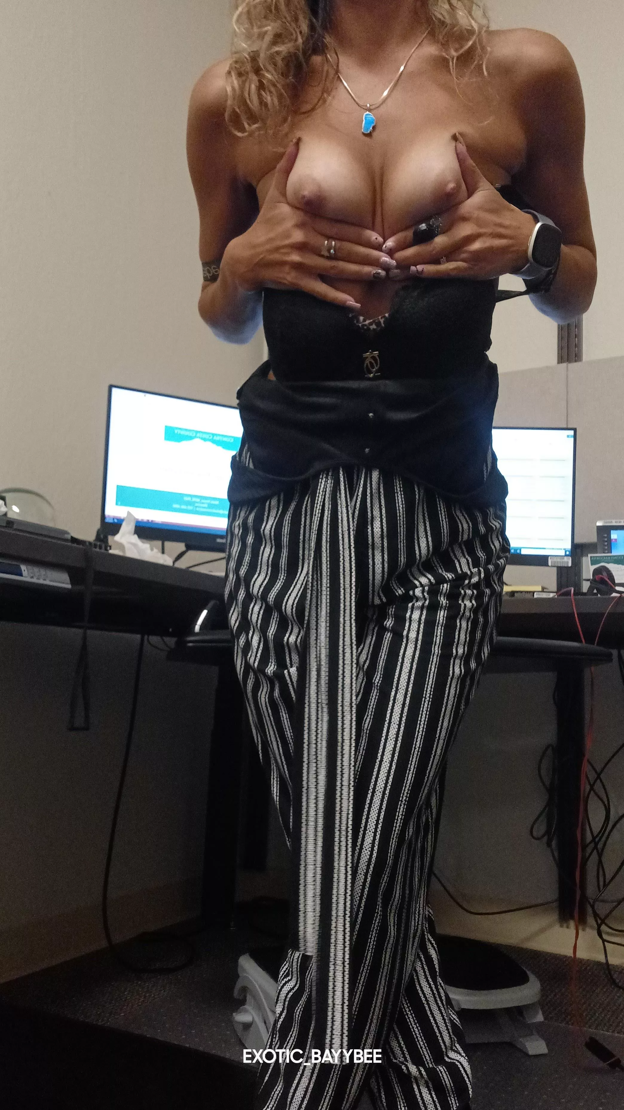 Looks can be deceiving, this data analyst works hard when she's done showing off