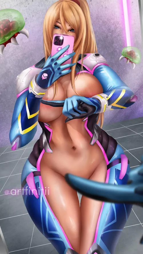 Phone Tease Samus! (artfinitii)