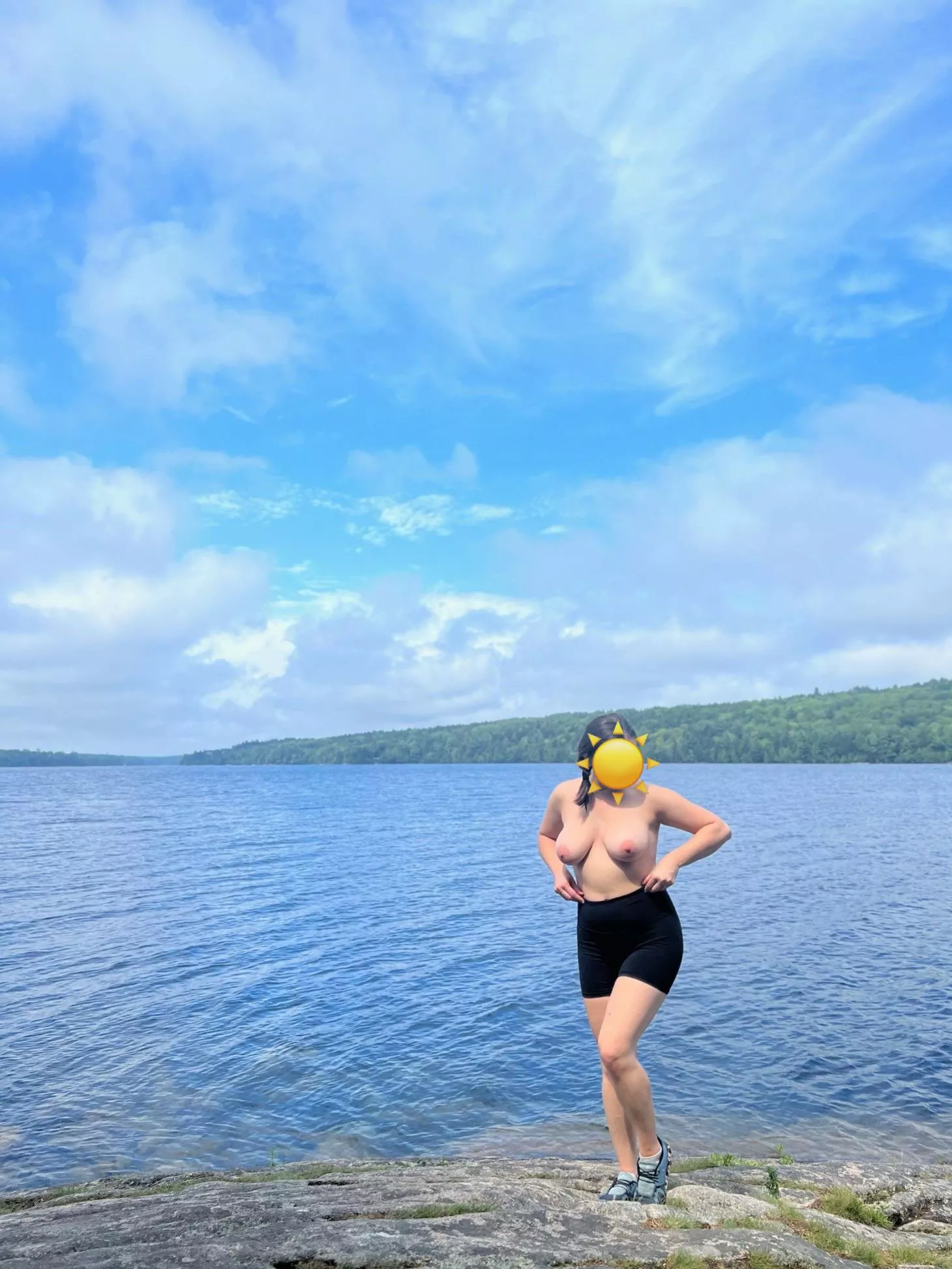 Reminiscing on my topless, summer hikes