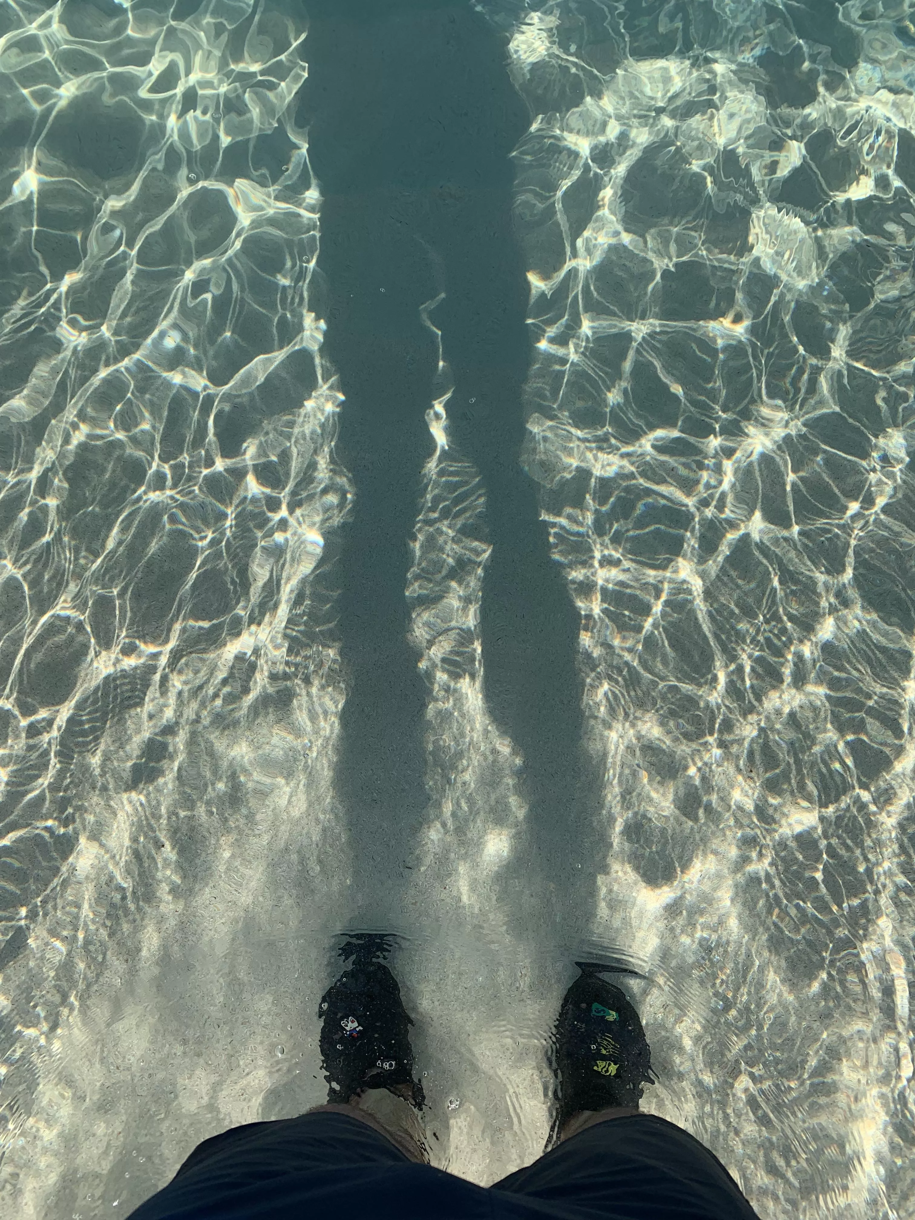 the blue on the beaches of Venezuela