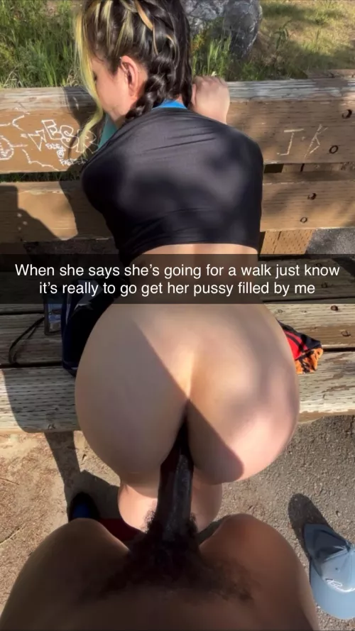 What she’s really doing on her long walks