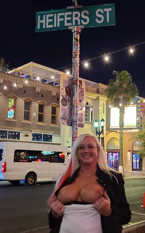 A little wedding ring in public. I sure do love Las Vegas.