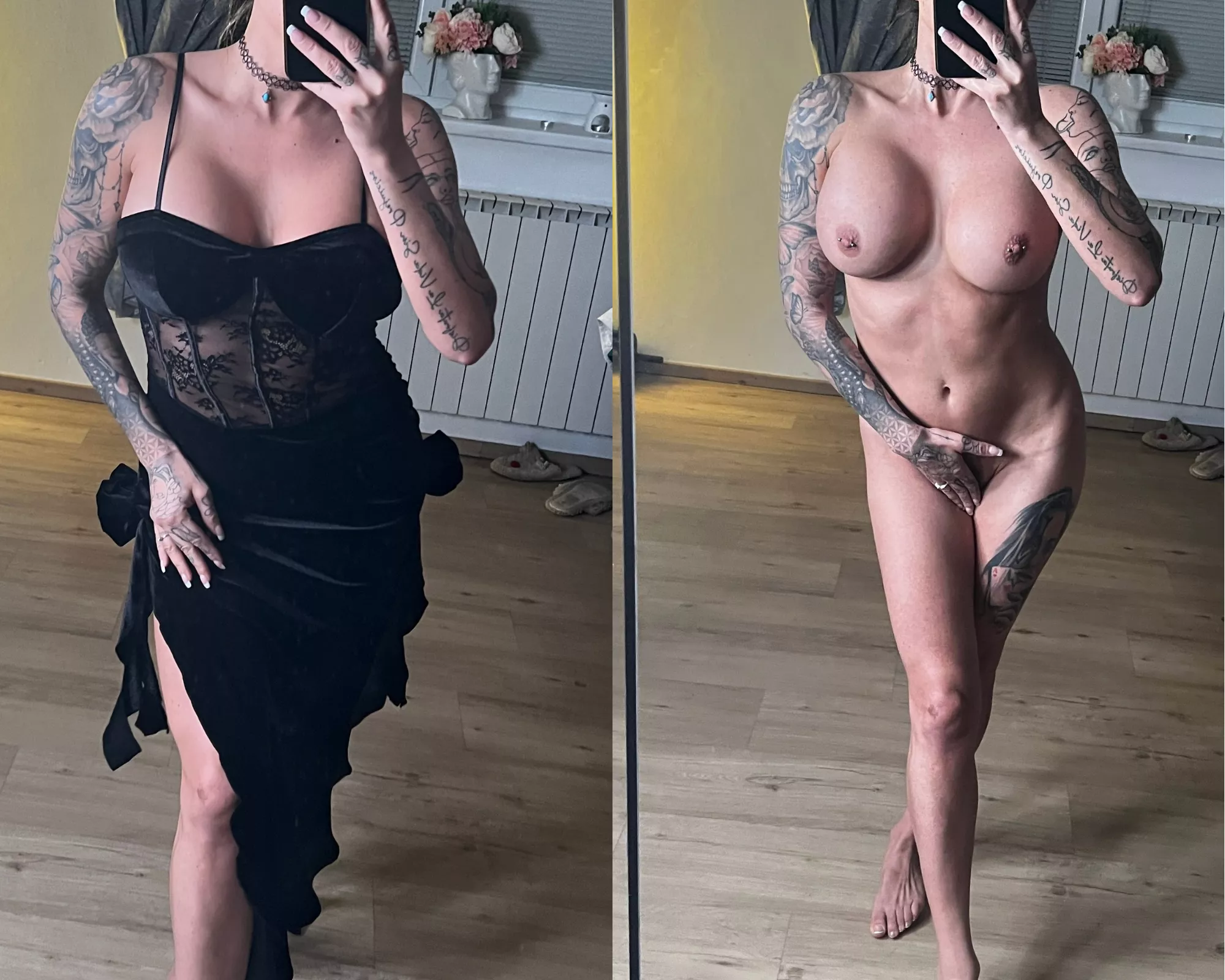 Always surprising guys when taking off my dress