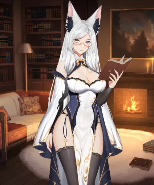 Beautiful Thighs of the Librarian Cruella (WANDERER)