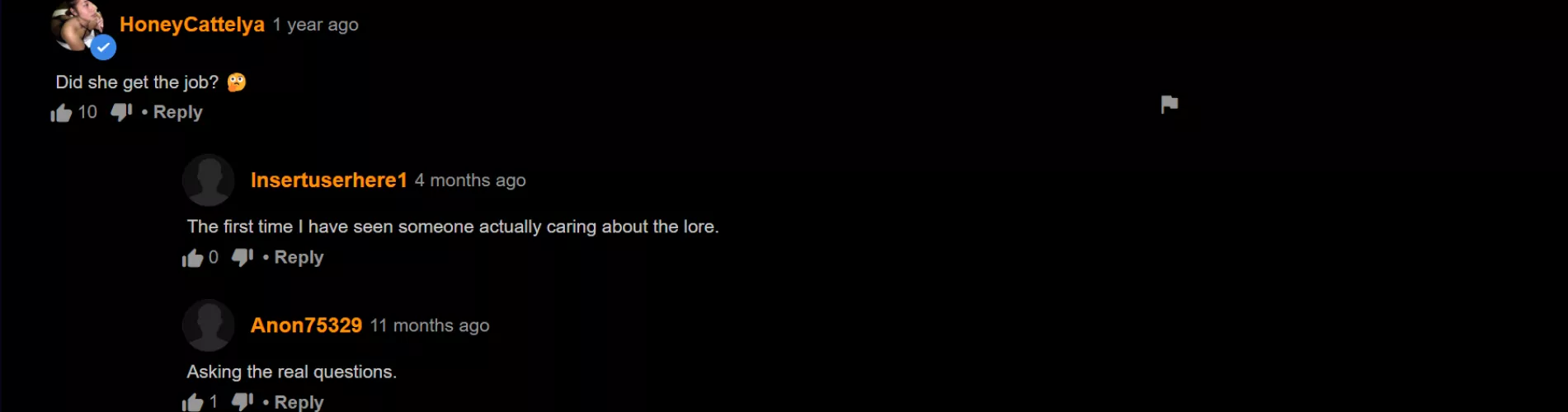 caring for the lore...