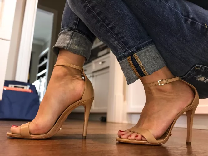 My nude heels look
