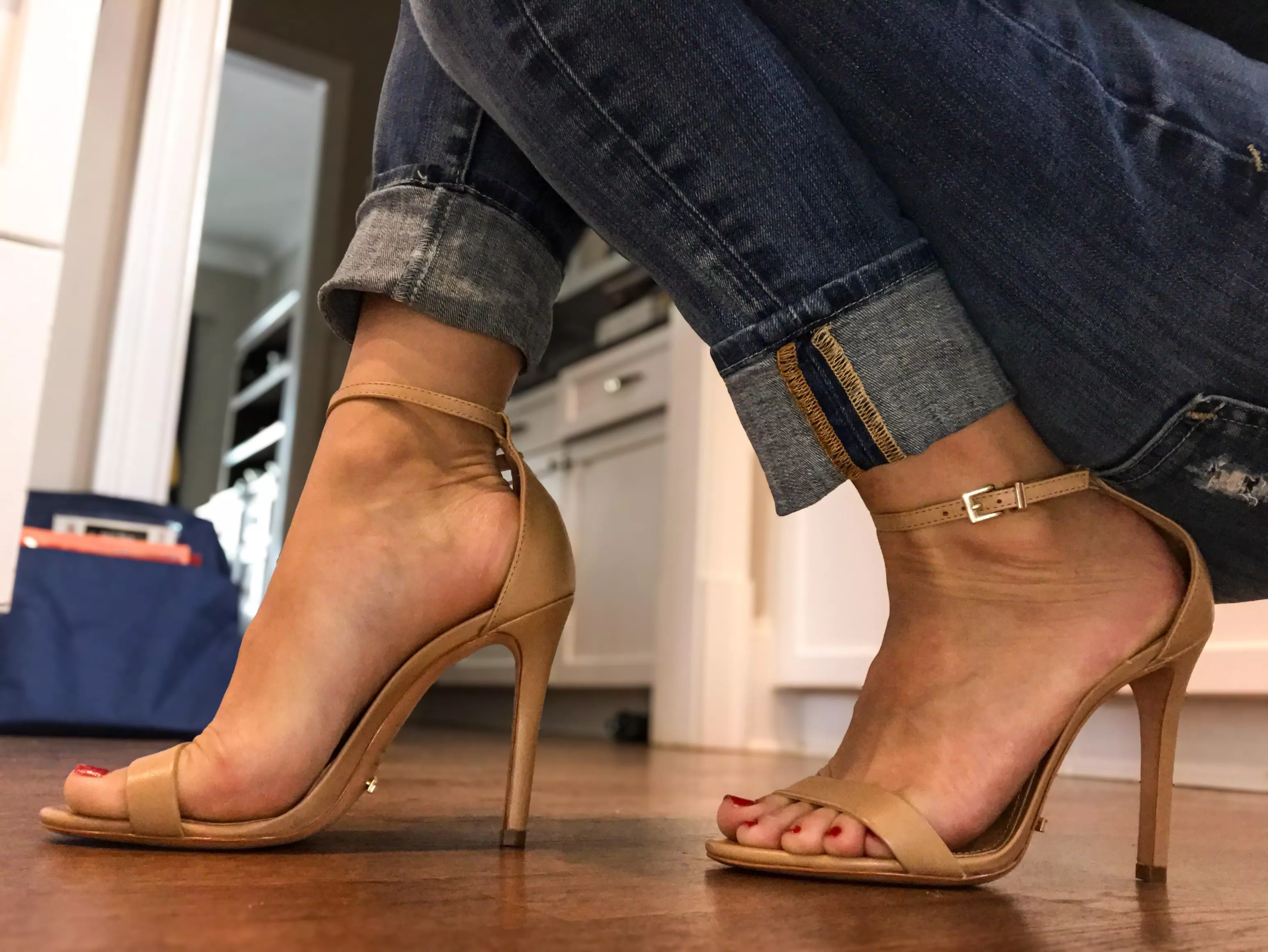 My nude heels look