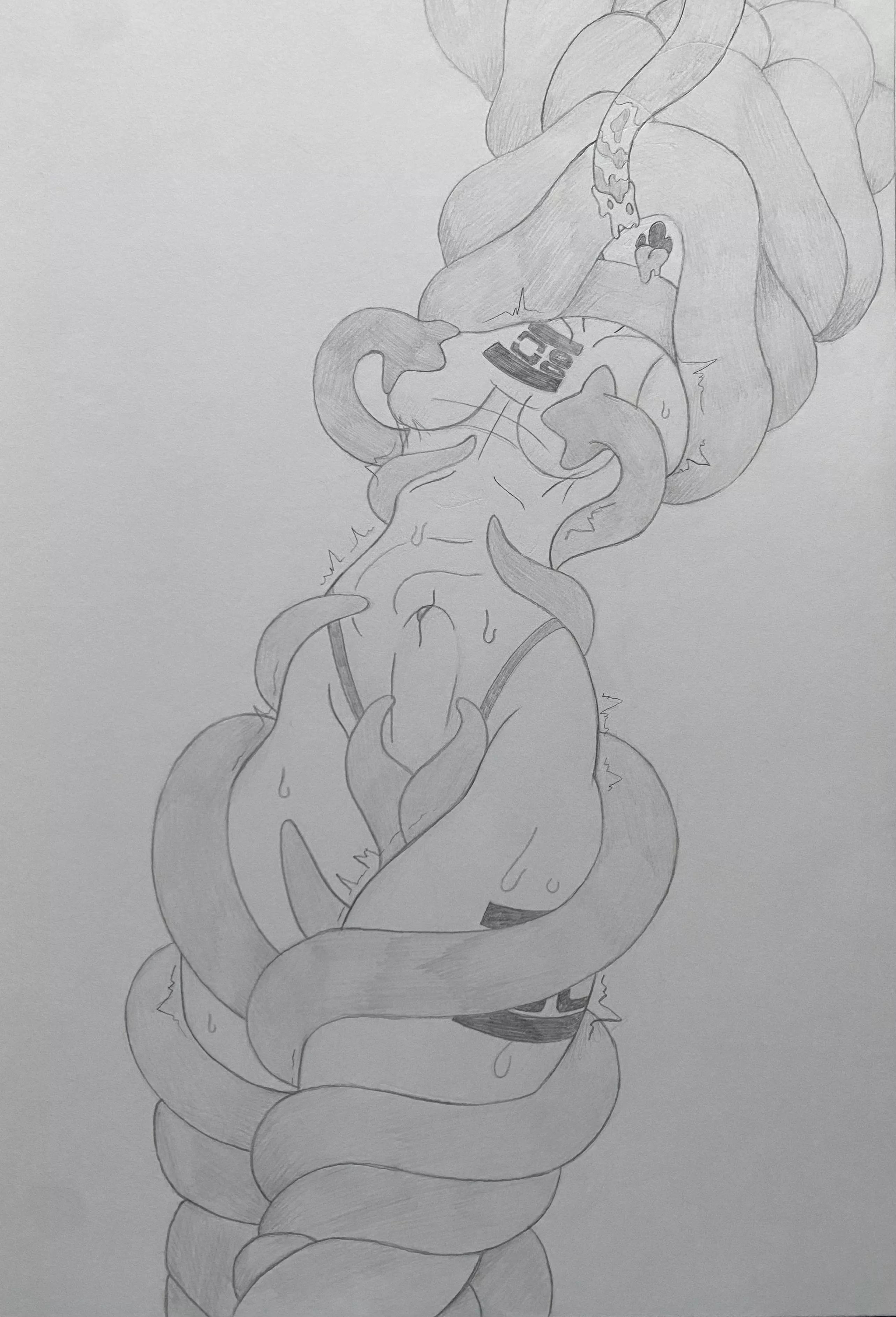 Trapped with no way out (art by me)