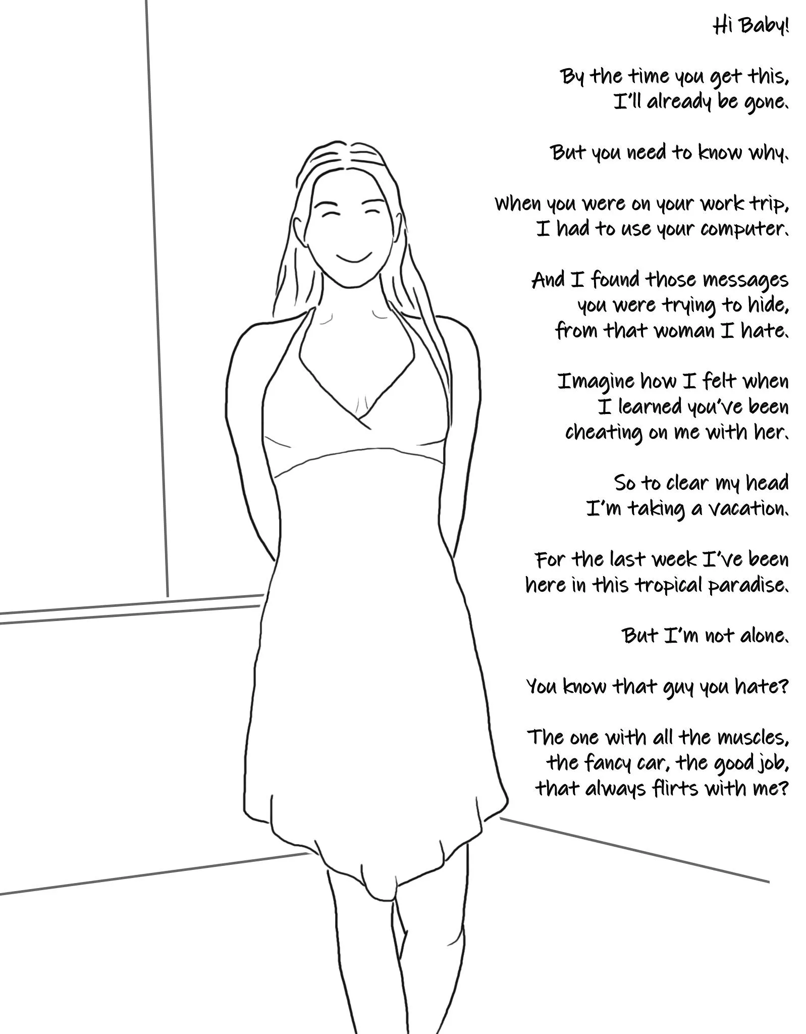 Working on a second set of sketches