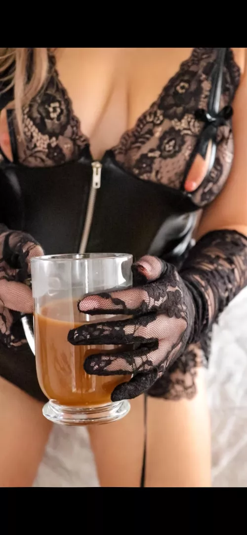 Would you like lace or leather with your coffee?