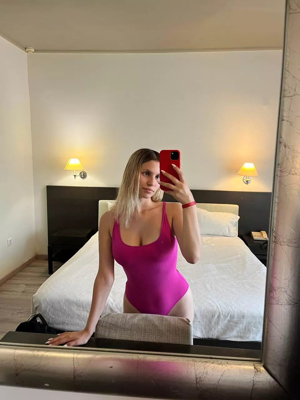 Am I cute enough in this one-piece suit