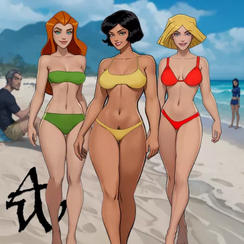 [Artwork] by (Abel_Waters) Totally soaking up the sun.