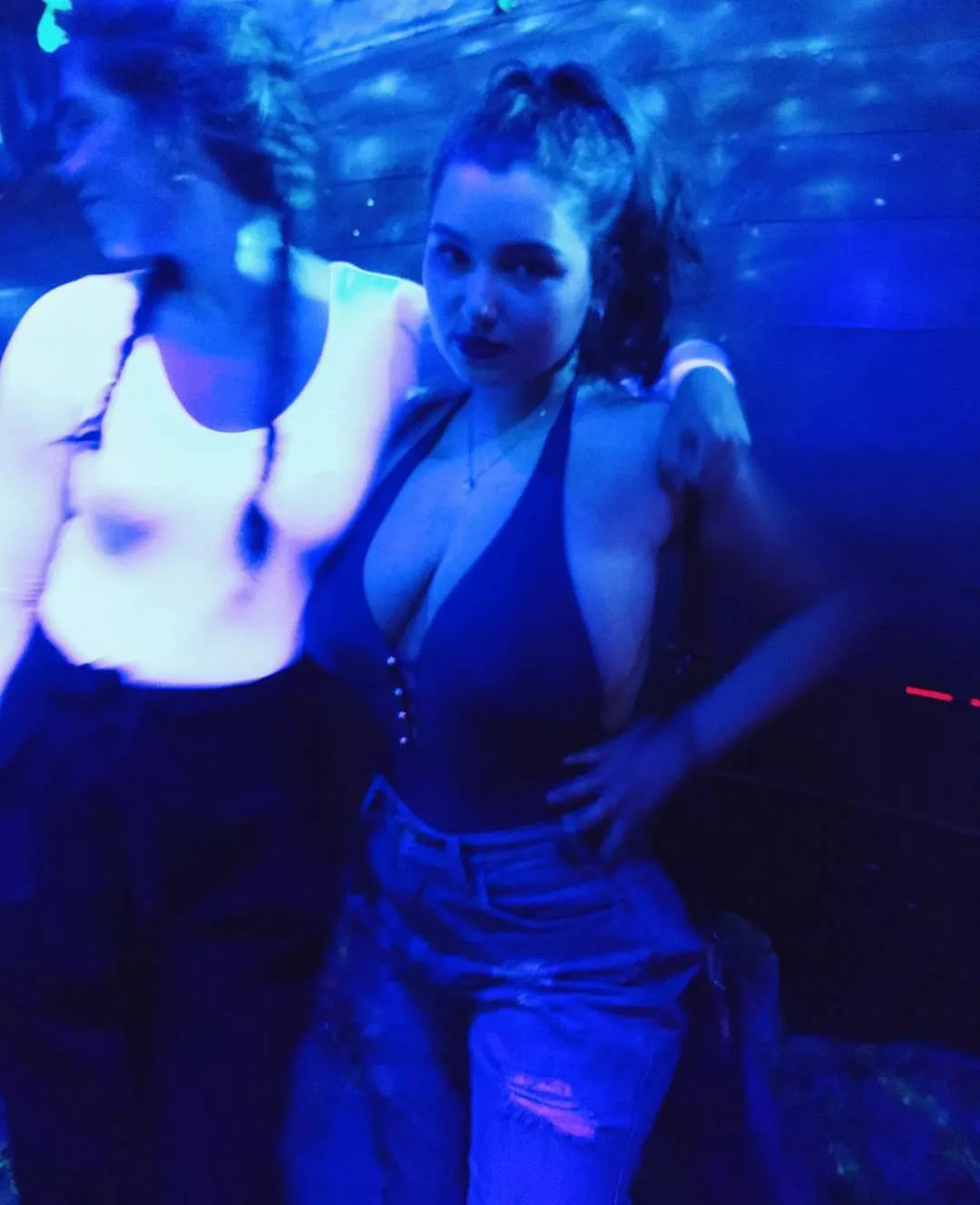 Looking away in shame