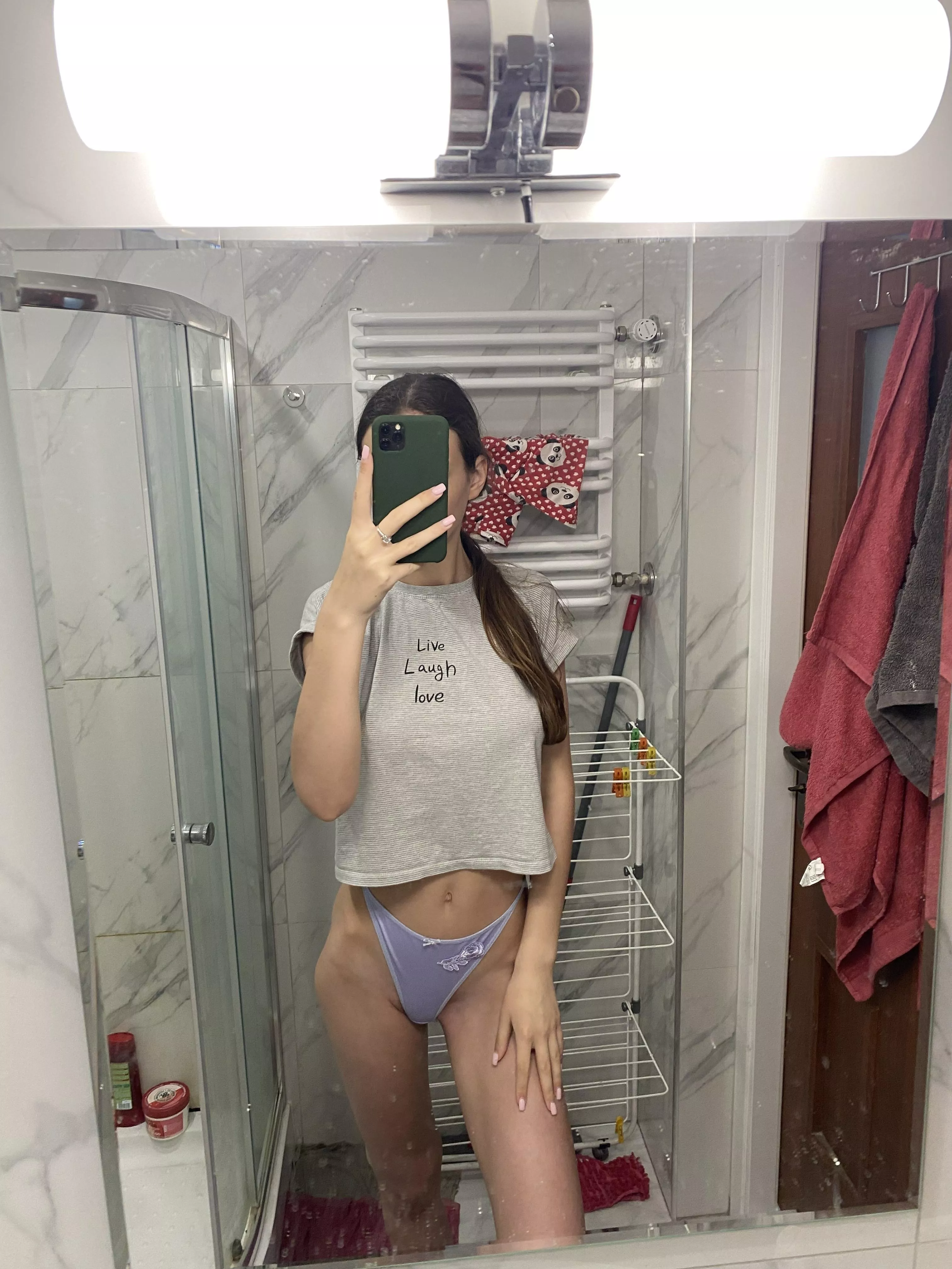 My home outfit is how I walk in front of my father