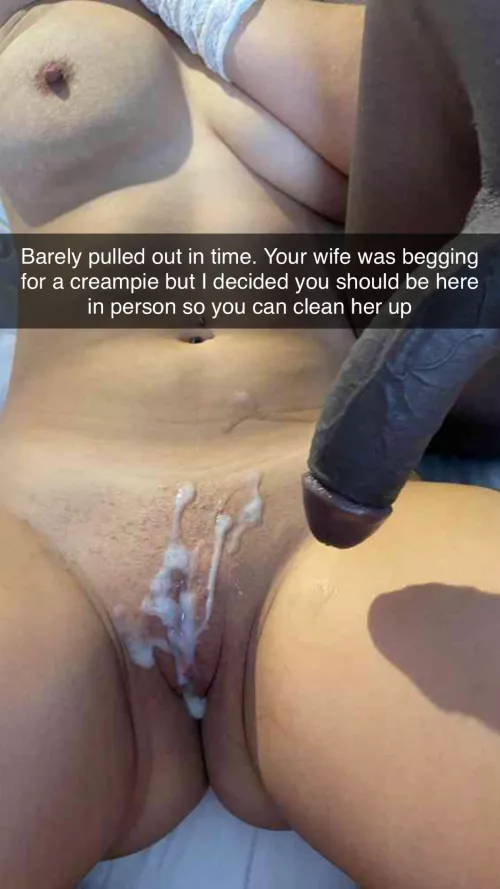 Next time, you were cleaning up