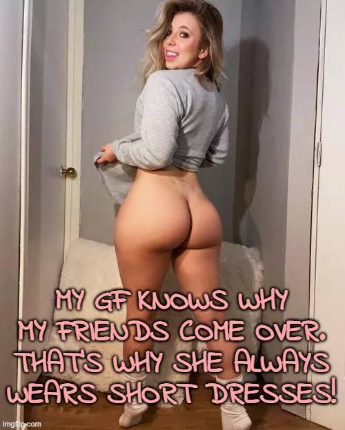 No panties on that money maker tonight either!