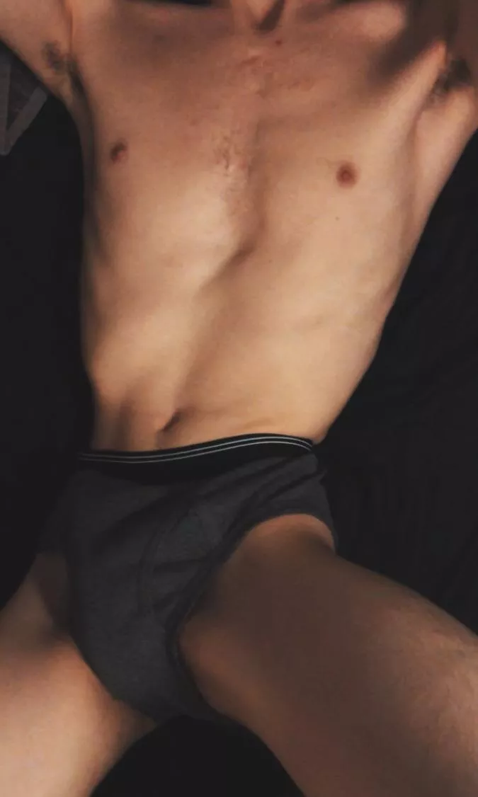 Nothing but my underwear