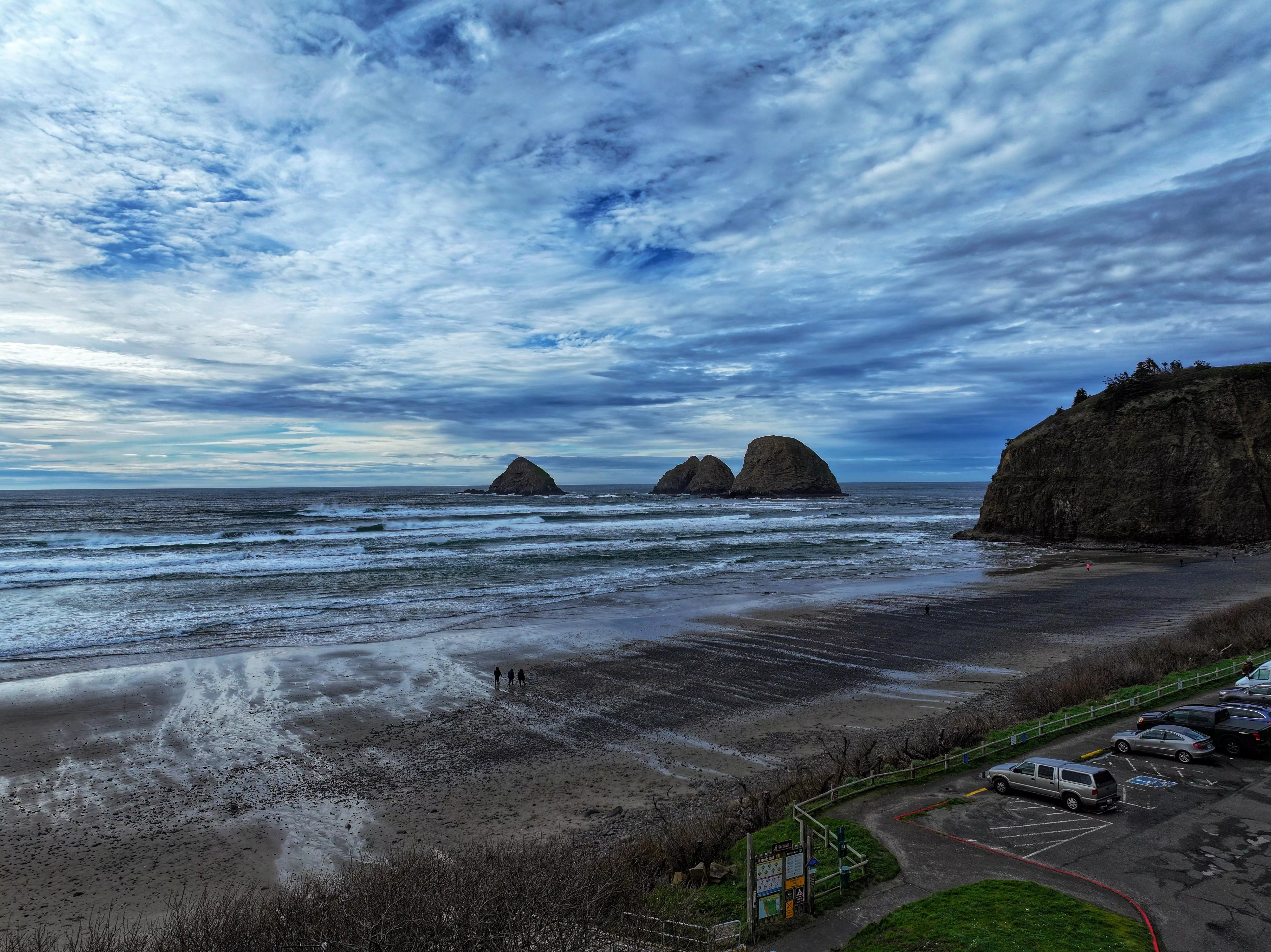 Oceanside was a little windy today