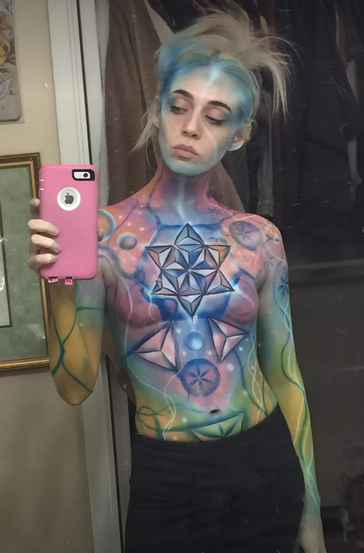 Paint held up well even after dancing all night