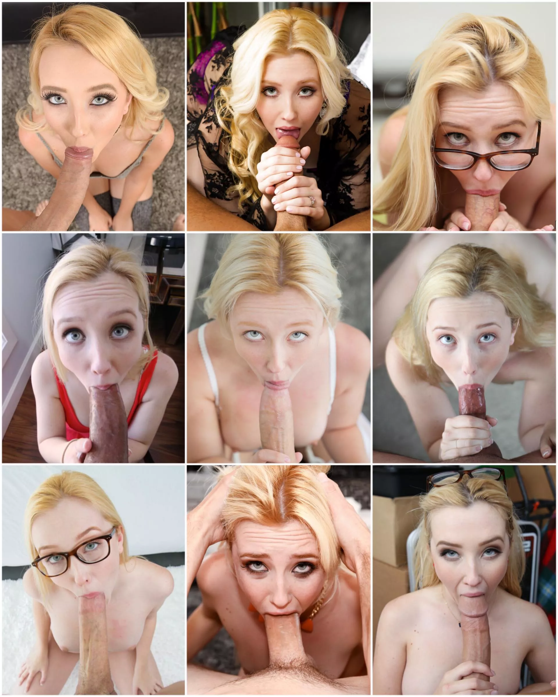 Samantha Rone blowjob collage