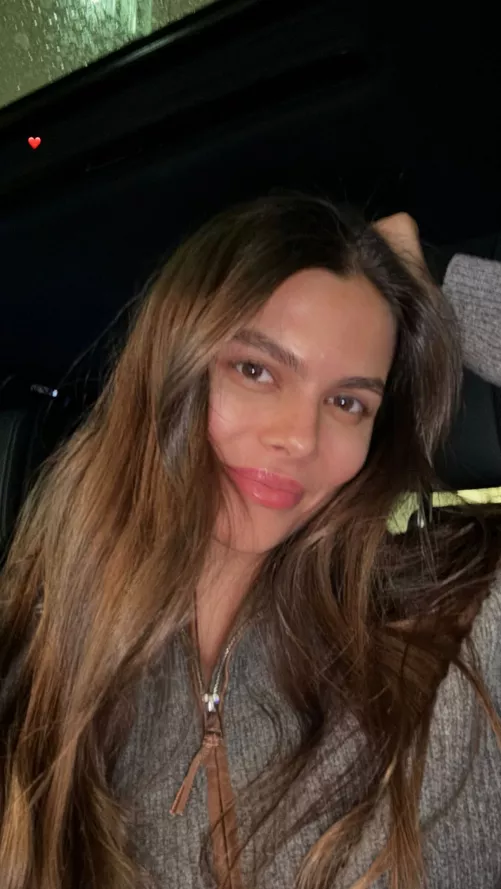 In car (IG story 12/13/2023)