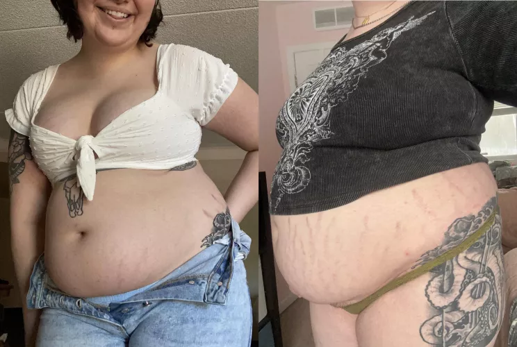 My cute chubby body turned into a heavy inflated sack of lard 😩