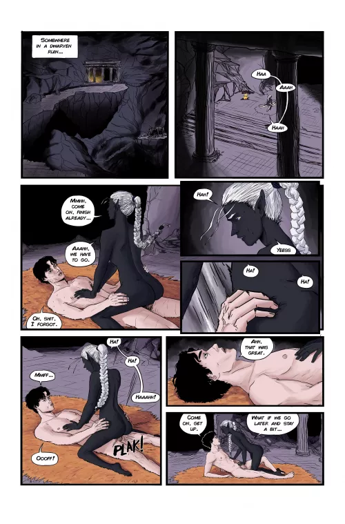 Nehil, black eyes, a comic i'm working on!