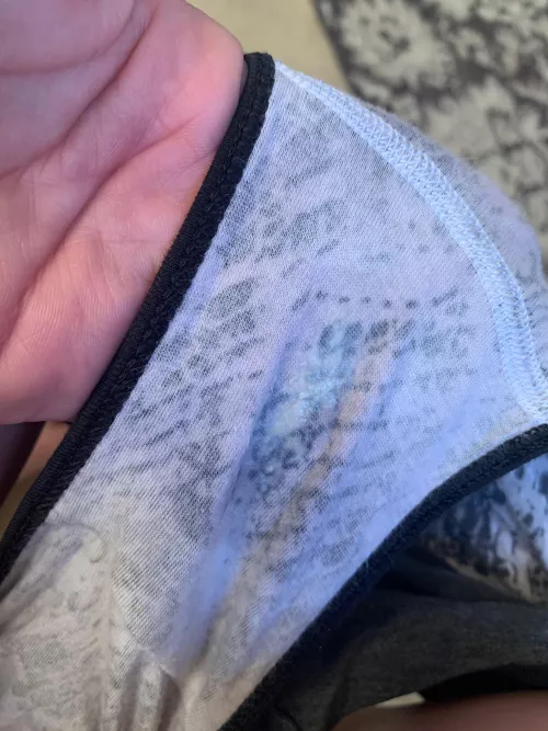 She’s leaking at work