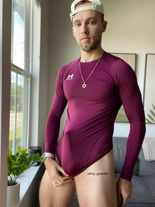 What are you doing if you see me in the locker room with a throbbing bulge?