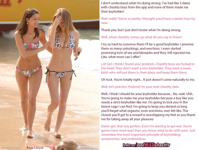 What chastity boys actually want