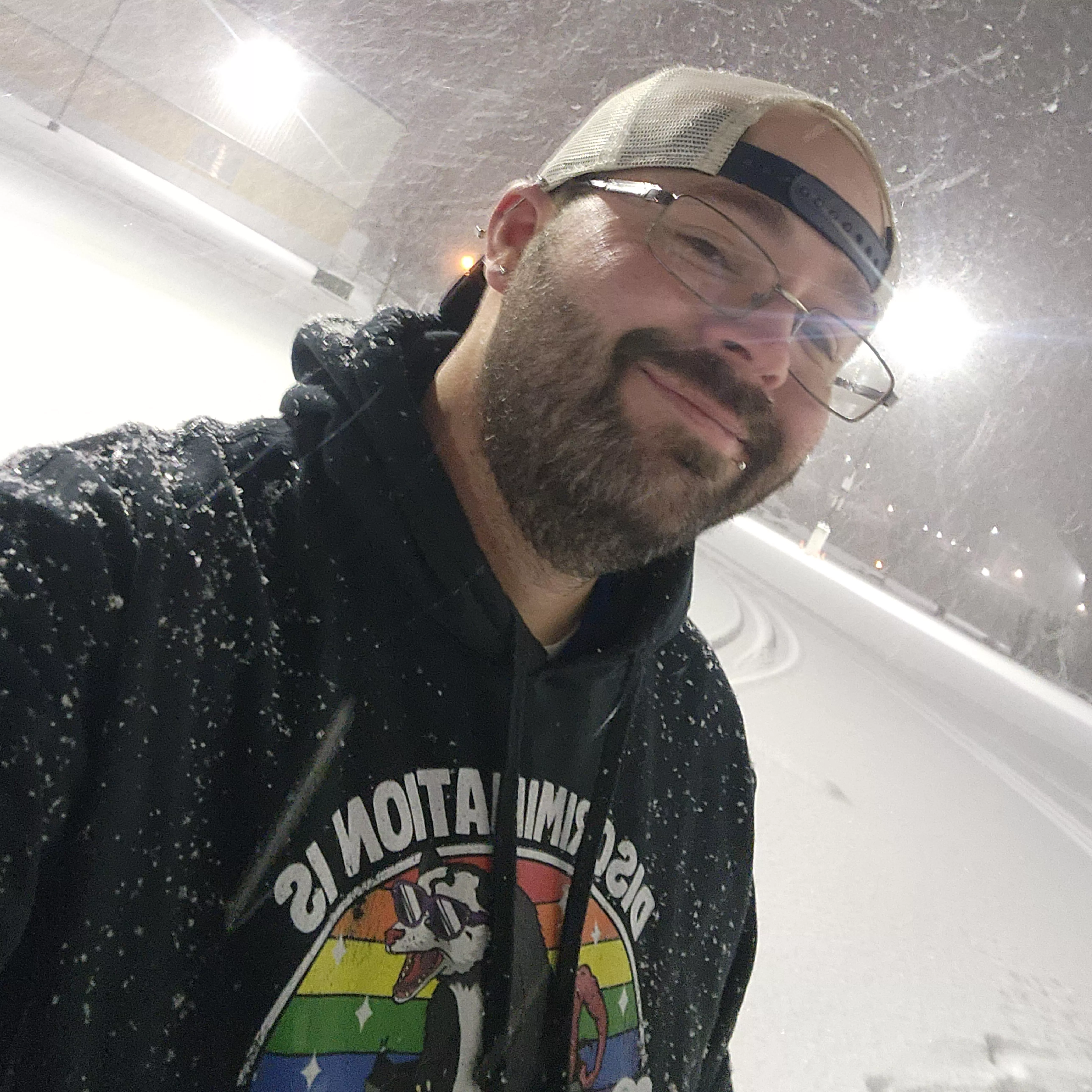 You're never too old to play in the snow