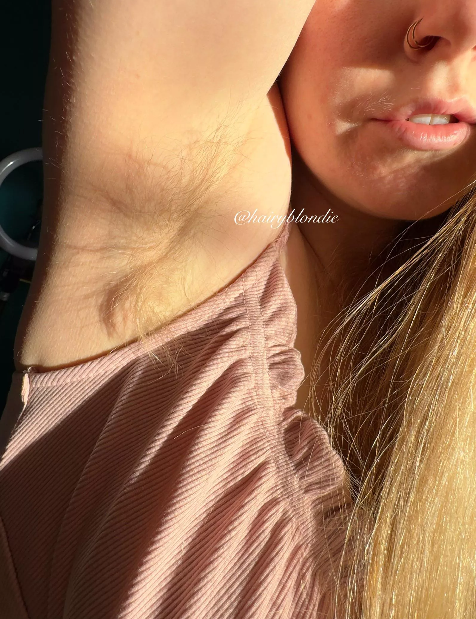 I’m soft and heavily scented under my arms