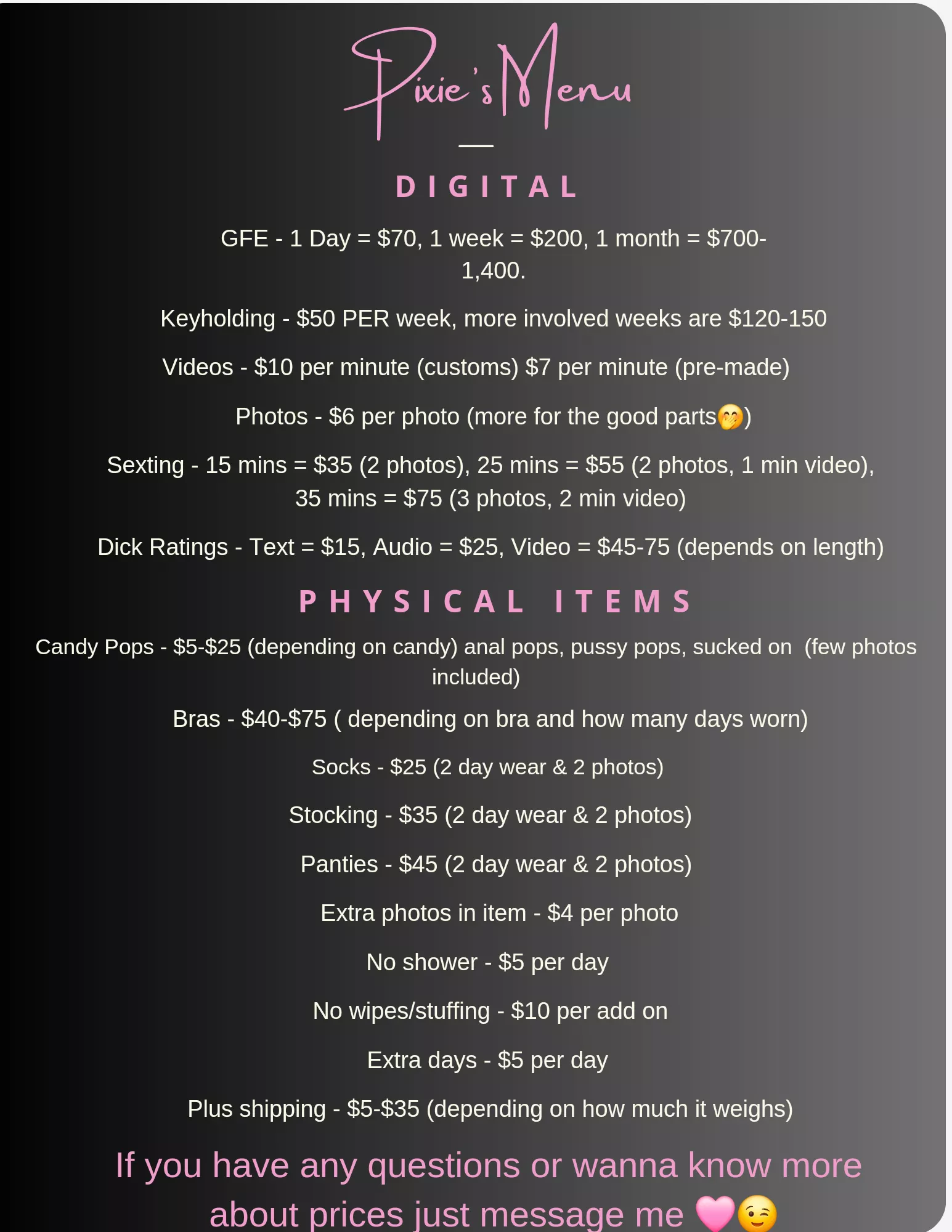 [OTH] as well available. Ask me anything 😘 I don't bite.. Hard🤭😉