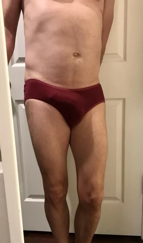 Red panties for me tonight ❤️