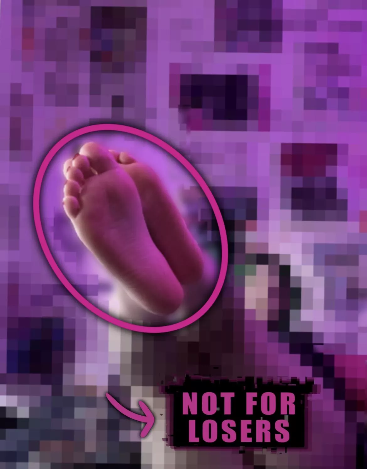 The only thing you’re allowed to see is what you deserve 😈